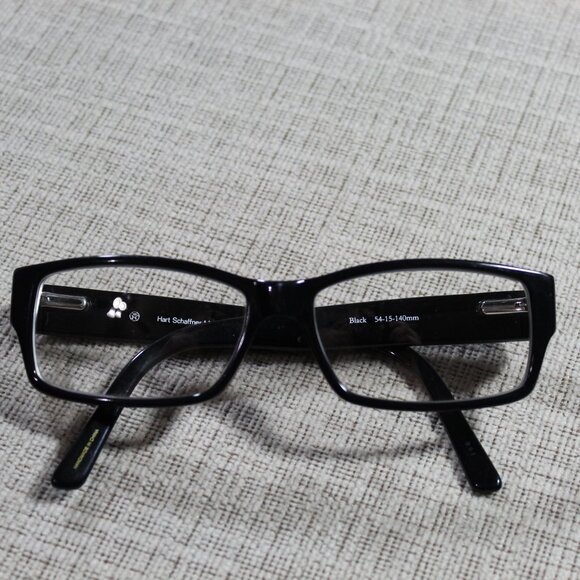 Hart Shaffner Marx Black Eye Glasses Style 921 - Frames Only - Picture 1 of 5